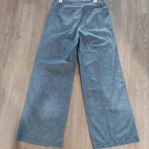 GAP Light Blue Denim Wide-Leg Pants